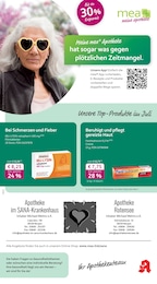 mea - meine apotheke Prospekt für Bergen mit 4 Seiten mea - meine apotheke Prospekt für Bergen: "Unsere Juli-Angebote", 4 Seiten, 01.07.2025 - 31.07.2025