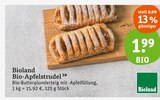 Bio-Apfelstrudel von Bioland im aktuellen tegut Prospekt für 1,99 €