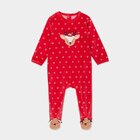 Dors-bien Noël manches longues boutonné rouge bébé - La Halle Dors-bien Noël manches longues boutonné rouge bébé à 15,99 € dans le catalogue La Halle