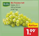 Aktuelle Weintrauben Angebote bei Netto Marken-Discount in Duisburg Aktuelles Bio Trauben hell Angebot bei Netto Marken-Discount in Duisburg ab 1,99 €