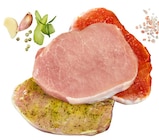 Frische Rückensteaks natur Angebote von Heimatschwein bei REWE Unna für 0,95 €