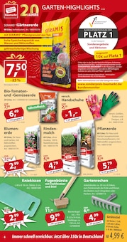 Blumenerde im aktuellen Sonderpreis Baumarkt Prospekt (Göttingen) Blumenerde im Sonderpreis Baumarkt Prospekt "… da wo die Schraube wohnt!" mit 20 Seiten (Göttingen)