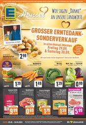 EDEKA Supermarkt Prospekt der aktuellen Woche mit 24 Seiten, gültig von 25.09.2023 bis 30.09.2023, in Dorsten und Umgebung Aktueller EDEKA Supermarkt Prospekt in Dorsten und Umgebung, "Aktuelle Angebote" mit 24 Seiten, 25.09.2023 - 30.09.2023