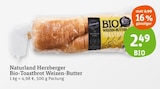 Bio-Toastbrot Weizen-Butter im Angebot bei tegut in Mainz Bio-Toastbrot Weizen-Butter Angebote von Herzberger bei tegut Mainz für 2,49 €