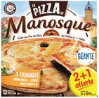 Pizzas 3 fromages surgelées - LA PIZZA DE MANOSQUE - Intermarché Hyper à Niort Pizzas 3 fromages surgelées - LA PIZZA DE MANOSQUE en promo chez Intermarché Hyper Niort à 9,99 €