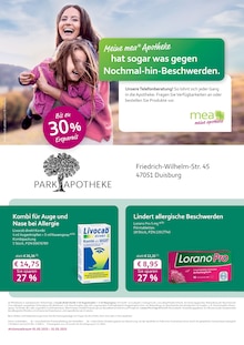 Aktueller mea - meine apotheke Prospekt für Duisburg mit  Seiten