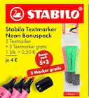 Textmarker Neon Bonuspack von Stabilo bei TEDi im Angebot Textmarker Neon Bonuspack von Stabilo im aktuellen TEDi Prospekt