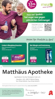 Aktueller mea - meine apotheke Prospekt (Neu Ulm, 4 Seiten zum blättern mea - meine apotheke Prospekt Unsere April-Angebote mit 4 Seiten