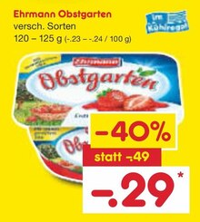 Obstgarten bei Netto Marken-Discount in Bottrop Obstgarten im Angebot bei Netto Marken-Discount Bottrop für 0,29 €