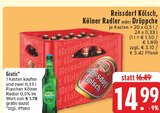Kölner Radler oder Dröppche Angebote von Reissdorf Kölsch bei EDEKA Brühl für 14,99 €