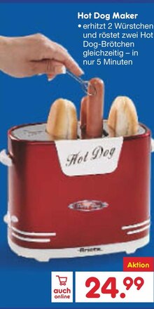 Hot Dog Maker bei Netto Marken-Discount in Duisburg Hot Dog Maker im Angebot bei Netto Marken-Discount Duisburg für 24,99 €