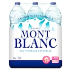 Eau minérale naturelle - MONT BLANC - Carrefour à Aulnay-sous-Bois Eau minérale naturelle - MONT BLANC en promo chez Carrefour Aulnay-sous-Bois à 3,12 €