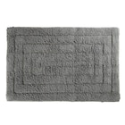 Tapis salle de bain rectangulaire coton gris 45x70cm - Gifi à Levallois-Perret Tapis salle de bain rectangulaire coton gris 45x70cm en promo chez Gifi Levallois-Perret à 3,99 €