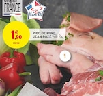 Pied de porc à Intermarché dans Entrevennes