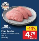 Puten-Schnitzel im Angebot bei Netto Marken-Discount in Dresden Puten-Schnitzel Angebote von Gut Ponholz bei Netto Marken-Discount Dresden für 4,79 €