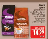 Aktuelle Lavazza Angebote bei Marktkauf in Erlangen Aktuelles Espresso ganze Bohnen Angebot bei Marktkauf in Erlangen ab 14,99 €