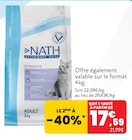 LE 2ÈME À -40% - NATH VETERINARY DIETS dans le catalogue Animalis