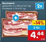 Aktuelles Bauchspeck Angebot bei Netto Marken-Discount in Jena ab 2,79 €