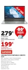 Ordinateur portable 15,6" - Lenovo - Hyper U à Belfort Ordinateur portable 15,6" - Lenovo en promo chez Hyper U Belfort à 199,00 €