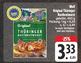 EDEKA Burkhardtsdorf - Original Thüringer Rostbratwurst Angebot im Prospekt Original Thüringer Rostbratwurst bei EDEKA im Burkhardtsdorf Prospekt für 3,33 €