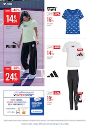 Prix et réduction T-Shirt Femme dans le prospectus Intersport en cours Offre T-Shirt Femme dans le catalogue Intersport du moment à la page 22