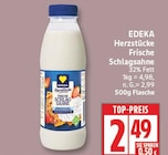 Frische Schlagsahne von EDEKA Herzstücke im aktuellen EDEKA Prospekt