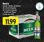 EDEKA Driedorf - Beck's Angebot im Prospekt Beck's bei EDEKA im Driedorf Prospekt für 11,99 €
