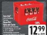 Aktuelle Coca Cola Angebote bei E center in Pirna Aktuelles Coca-Cola, Mezzo Mix, Fanta oder Sprite Angebot bei E center in Pirna ab 12,99 €