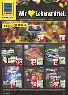 E center Prospekt Wir lieben Lebensmittel! mit 28 Seiten