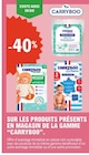 -40% Sur les produits présents en magasin de la gamme CARRYBOO - CARRYBOO dans le catalogue E.Leclerc