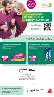 mea - meine apotheke Prospekt der Woche "Unsere April-Angebote" Seite 1, 01.04.2026 bis 30.04.2026 für Köln Aktueller mea - meine apotheke Prospekt "Unsere April-Angebote" Seite 1 von 4 Seiten für Köln