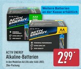 Super Alkaline AA Angebote von Activ Energy bei ALDI Nord Magdeburg für 2,99 €