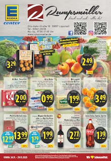 Coca Cola im EDEKA Prospekt "Aktuelle Angebote" mit 28 Seiten (Lippstadt)