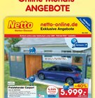 Freistehender Carport im Angebot bei Netto Marken-Discount in Wolfenbüttel Freistehender Carport Angebote von Netto bei Netto Marken-Discount Wolfenbüttel für 5.999,00 €