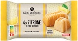 4 kleine Kuchen Zitrone von BÄCKERKRÖNUNG im aktuellen Penny Prospekt für 1,49 €