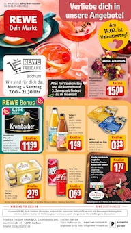 Cola im REWE Prospekt "Dein Markt" mit 30 Seiten (Bochum)