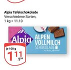 Tafelschokolade im Angebot bei GLOBUS in Homburg Tafelschokolade Angebote von Alpia bei GLOBUS Homburg für 1,11 €