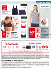 Lingerie Femme Angebote im Prospekt "Auchan hypermarché" von Auchan Hypermarché auf Seite 39