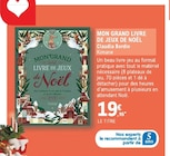 Promo Mon grand livre de jeux de Noel à 19,95 € dans le catalogue E.Leclerc à Gourlan Graces