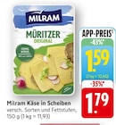 EDEKA - Käse in Scheiben Angebot im Prospekt Käse in Scheiben bei EDEKA im Prospekt "" für 1,59 €