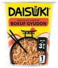 Cup Nouilles Instantanées - DAISUKI en promo chez Super U Cup Nouilles Instantanées - DAISUKI dans le catalogue Super U