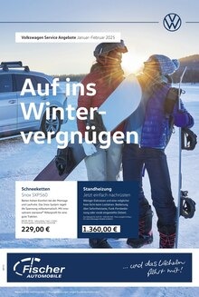 Volkswagen Prospekt Auf ins Wintervergnügen mit 1 Seite