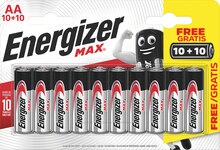 Bureau Vallée Corbeil-Essonnes - 10 PILES + 10 PILES OFFERTES ENERGIZER MAX Promo 10 PILES + 10 PILES OFFERTES ENERGIZER MAX dans le catalogue Bureau Vallée Souriez, c'est la rentrée ! à Corbeil-Essonnes