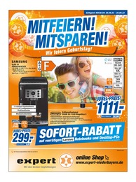 expert Feuchtgruber Prospekt "MITFEIERN! MITSPAREN!" für Dingolfing, 12 Seiten, 20.09.2023 - 30.09.2023 expert Feuchtgruber Prospekt "MITFEIERN! MITSPAREN!" für Dingolfing, 12 Seiten, 20.09.2023 - 30.09.2023