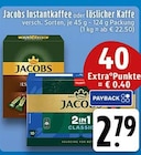 Aktuelle Jacobs Angebote bei EDEKA in Koblenz Aktuelles Instantkaffee oder Löslicher Kaffe Angebot bei EDEKA in Koblenz ab 2,79 €
