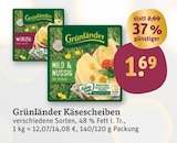 Aktuelles Käsescheiben Angebot bei tegut in Erfurt ab 1,69 €