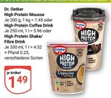 Aktuelle Energydrink Angebote bei GLOBUS in Jena Aktuelles High Protein Mousse Angebot bei GLOBUS in Jena ab 1,49 €
