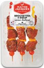 Viande Bovine : 3 brochettes de bœuf saveur barbecue - Maître Jacques - Intermarché à Redon Viande Bovine : 3 brochettes de bœuf saveur barbecue - Maître Jacques en promo chez Intermarché Redon à 21,50 €