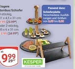 Etagere Bambus/Schiefer Angebote von KESPER bei GLOBUS Bad Kreuznach für 0,99 €