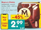 Stieleis von Magnum für 2,99 € bei Netto Marken-Discount im Angebot Stieleis von Magnum im aktuellen Netto Marken-Discount Prospekt